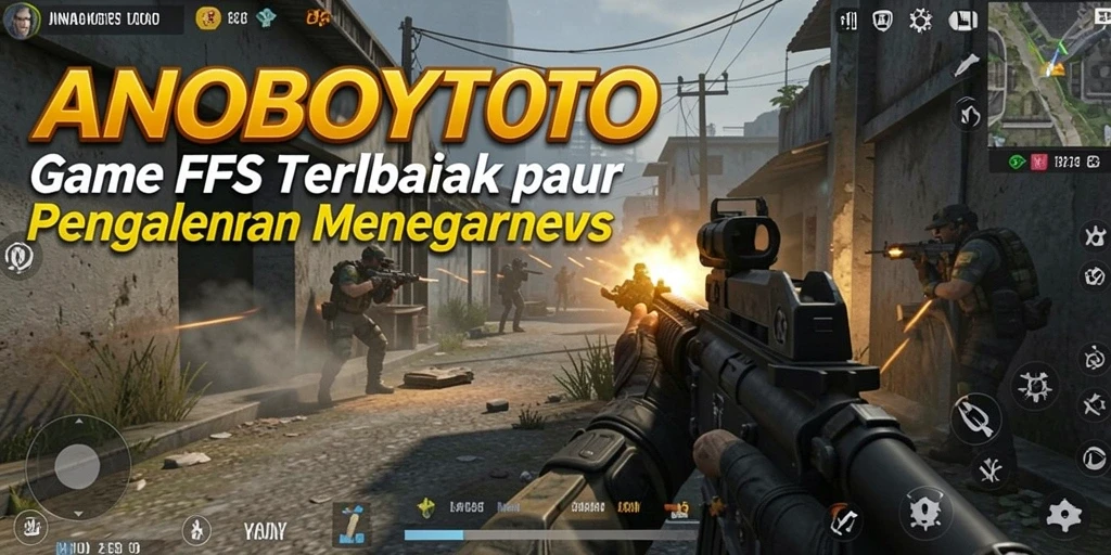 Screenshot ANOBOYTOTO menampilkan aksi gameplay FPS yang mendebarkan.