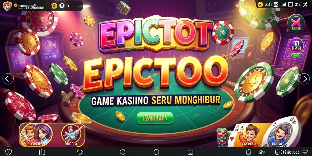 Tangkapan layar gameplay EPICTOTO menampilkan keseruan permainan Kasino.