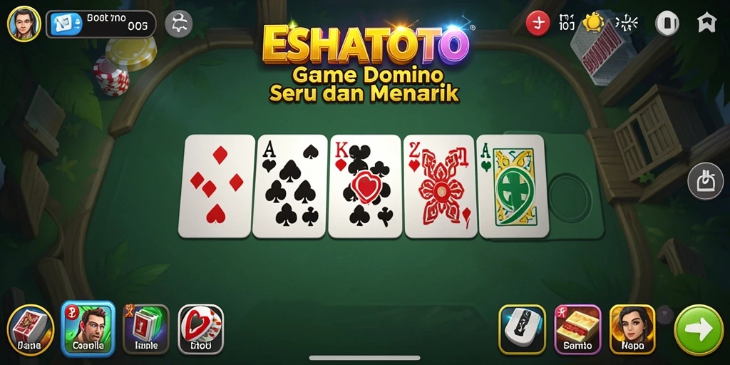 Tampilan gameplay seru dalam ESHATOTO dengan pemain aktif.