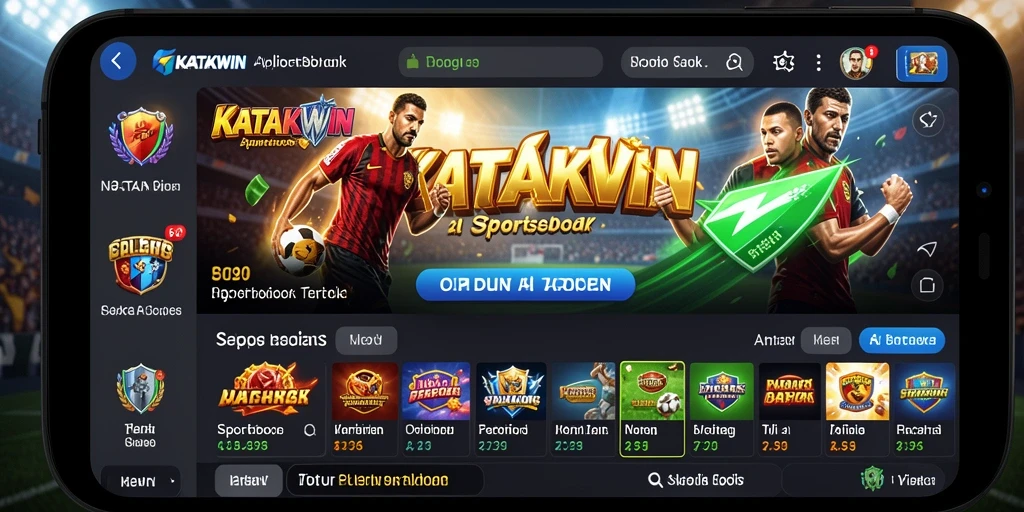Tampilan gameplay menarik dari aplikasi Sportsbook KATAKWIN.
