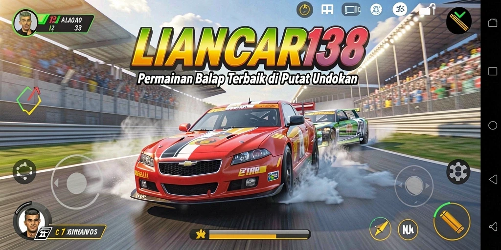 Tangkapan layar gameplay LANCAR138 dengan aksi balap yang seru.