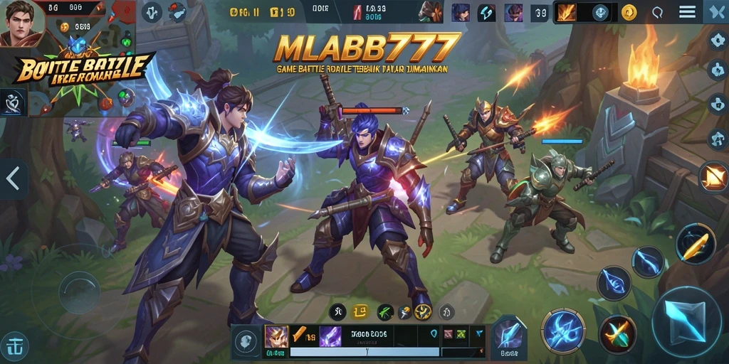 Gameplay seru dan intens dari MLBB777 dalam aksi Battle Royale.
