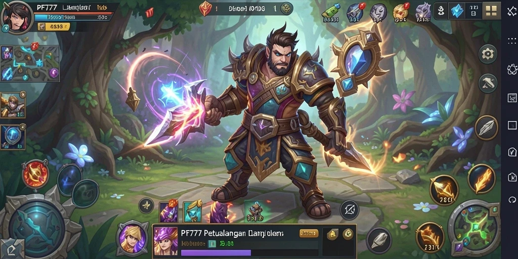 Gameplay seru dalam dunia fantastis PF777 dengan pertarungan epik.