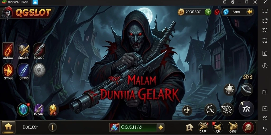 Gameplay seram dengan atmosfer yang menegangkan di QQSLOT.