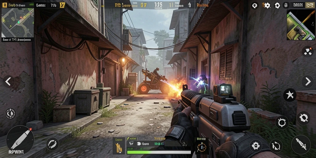 Gameplay RPWIN1 yang seru dan mendebarkan dalam mode TPS.