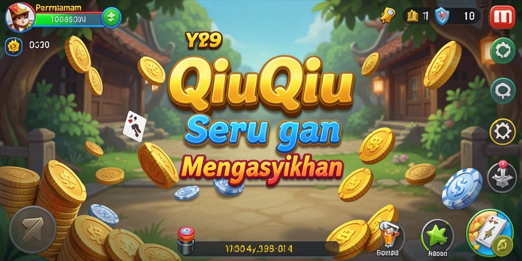 Tangkapan layar Y89 menampilkan gameplay QiuQiu yang seru.